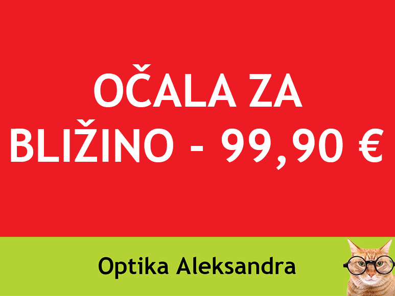 Očala za bližino 99,90 €