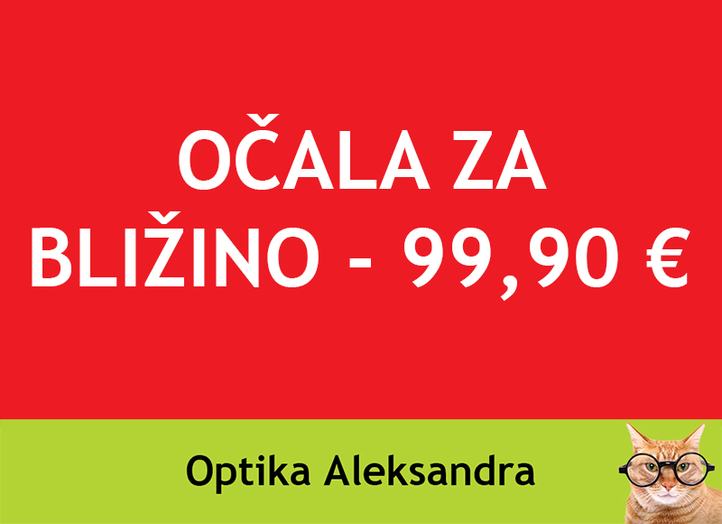 Očala za bližino 99,90 €